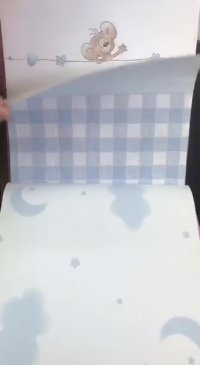 نصب آموزش کاغذ دیواری اتاق کودک