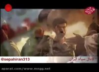 حال و هوای فرزند شهید مدافع حرم حججی درمراسم یادبود پدر