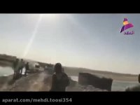 ساخت پل بر روی رودخانه زاب توسط ارتش عراق