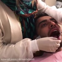 انجام هشت واحد لمینت سرامیکی فک پایین | دکتر ندا هادی