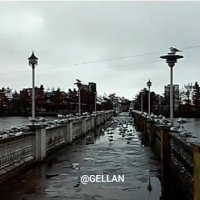 استخر لاهیجان در باران