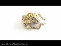 دستبند صدف وتورمالین مانی طرح باشکوه و فاخر زنانه 20599