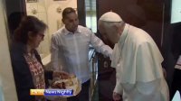 دیدار پاپ با خانواده مسلمان در میلان