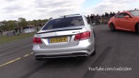 Mercedes-Benz E63 AMG - BURNING Rubber & DRAG RACING!