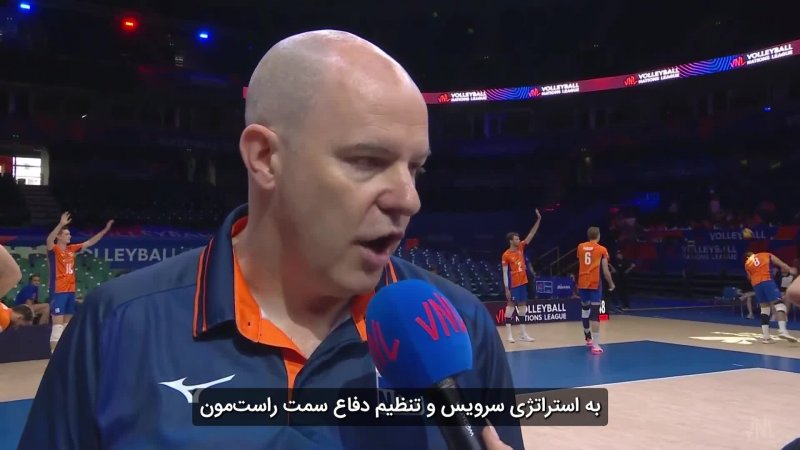 صحبت‌های روبرتو پیاتزا و جوئل بنکس با والیبال ورلد پس از پایان ست دوم