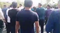 فیلمی از راهپیمایی اعتراضی کارگران گروه ملی فولاد اهواز