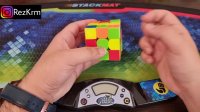 آموزش روبیک - حل مثال سرعتی مکعب روبیک توسط محمدرضا کریمی