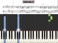 نت پیانو بی انتها فرزاد فرزین