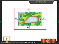 آموزش ریاضی هفتم | راهبرد رسم شکل | نرده | علی نادری