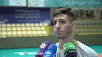 صحبت‌های شنتیا به‌نژاد پاسور تیم ملی والیبال زیر 17 سال پسر ایران در آخرین تمرین در تهران