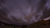 Desert night sky time lapse