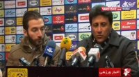 کنفرانس خبری بعد از بازی سایپا &#8211; پیکان