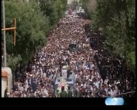 وداع باشکوه با پیکر آیت الله ایمانی