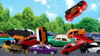 کارتون ماشین های تصادفی - ماشین بازی کودکانه جدید