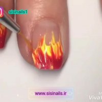 دیزاین ناخن با لاک👼💅👌