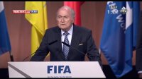 سخنرانی بلاتر بعد پیروزی در انتخابات فیفا