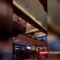 لحظه وقوع زلزله 7.1 ریشتری در کالیفرنیا