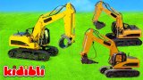 کلیپ ماشین بازی کودکانه - ماشین سنگین اسباب بازی - بیل مکانیکی لودر پلیس