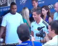 قدرت نمایی بسیار جالب کریستیانو رونالدو در بازی بیسبال