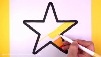 آموزش نقاشی به کودکان - نقاشی ستاره