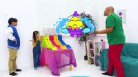 برنامه کودک و سرگرمی  بازی و چالش با قرص و توپ های رنگی  بانوان سرگرمی کودک