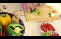 میگو کباب چوبی با کلی مخلفات خوشمزه/به سبک آقای سرآشپز