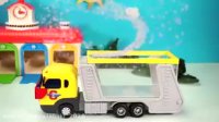 کارتون ماشین بازی کودکانه اتوبوس های کوچولو : استخر توپ های رنگی