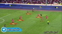 آنالیز گرافیکی هفته ی دوم بازی پرسپولیس تهران - فولاد خوزستان