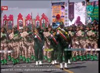 رژه سربازان نمونه مجتمع دانشگاهی امیرالمومنین