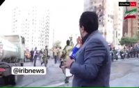 تصاویری زنده از ساختمان مورد هدف قرار گرفته توسط رژیم صهیونیستی