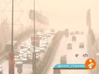 تصاویر طوفان و گرد و غبار مشهد