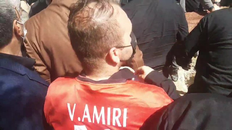 مراسم تشییع پیکر عباس انصاری فرد مدیر عامل اسبق باشگاه پرسپولیس