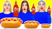 چالش خوراکی :: هات داگ سرد یا آتیشی :: سرگرمی بانوان