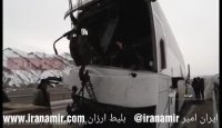 تصادف اتوبوس تبریز زنجان