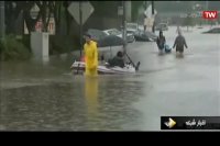 سیل در تگزاس هزاران نفر را مجبور به ترک خانه‌هایشان کرد