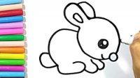 آموزش نقاشی کودکان-نقاشی خرگوش