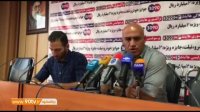 اختصاصی/ کنفرانس خبری منصوریان پیش از بازی با پدیده