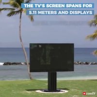 بزرگترین تلویزیون فضا باز