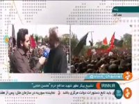 آخرین خواسته پدر شهید محسن حججی از فرزندش در زمان خاکسپاری