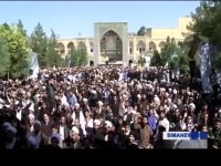 تجمع طلاب در اعتراض به سخنان توهین‌آمیز رئیس جمهور آمریکا