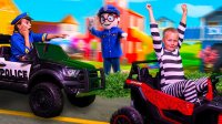 فیلم ماشین پلیس اسباب بازی پسرانه : بازی دزد و پلیس : مراقبت از شهر با پلیس