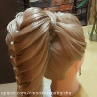 نمونه کار های هنرجویان دوره آموزش شینیون آموزشگاه گیشا