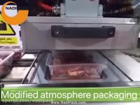 دستگاه سیل وکیوم تمام اتومات خطی - بسته بندی گوشت