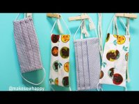 آموزش دوخت ماسک سه لایه فیلتر دار