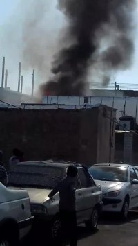 آتش سوزی در استان زنجان