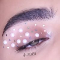 میکاپ چشم با مروارید