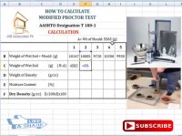 Modified Proctor Test Calculation Procedure