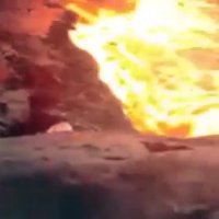 افتادن در اتش فوتشاب