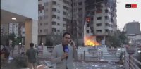 گزارش زنده از یکی از مناطق تهران که به آن حمله شده است