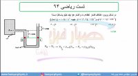 جلسه 97 فیزیک دهم - فشار در شاره ها 29 و تست ریاضی 94 - مدرس محمد پوررضا
